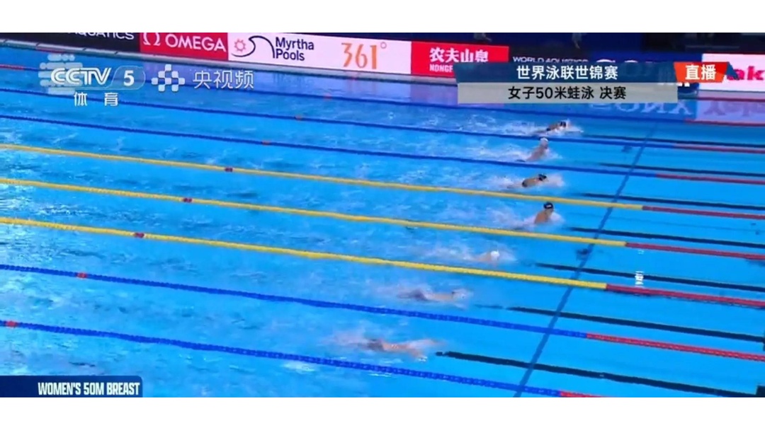 瑞典游泳选手完美演绎蛙泳摘银